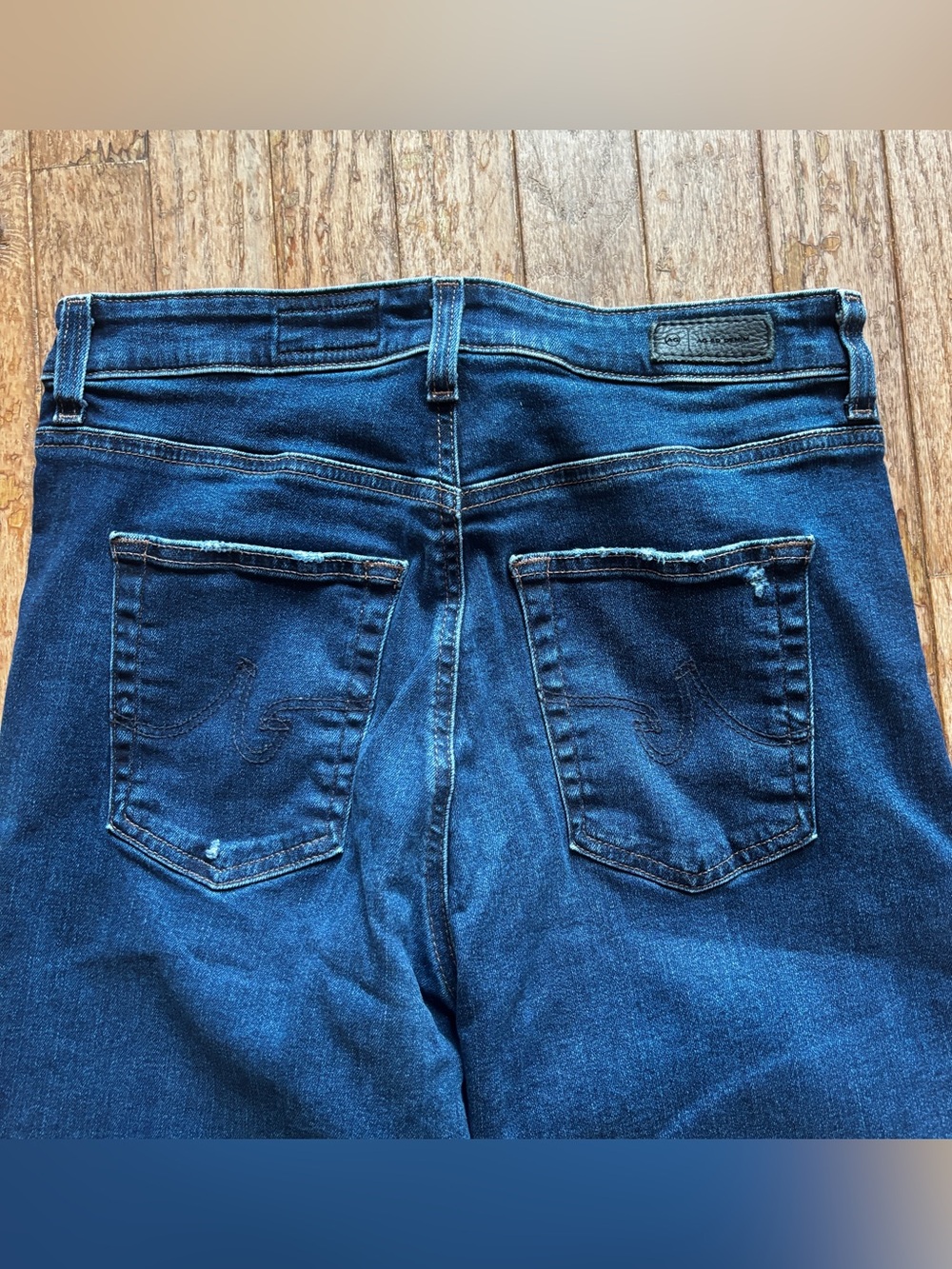 Womens AG Los Angeles SAIGE High Rise Straight jeans-29 - Picture 9 of 10